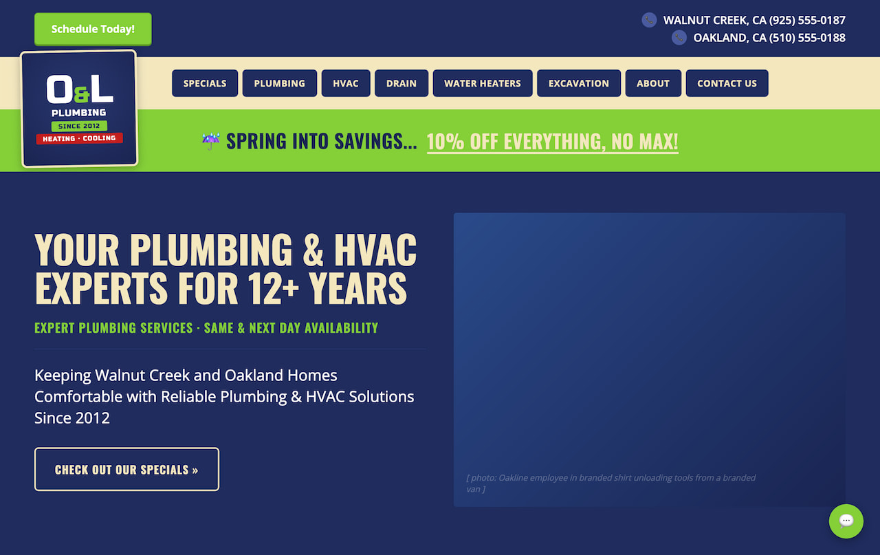 PLUMBING · LONG ISLAND NY — before